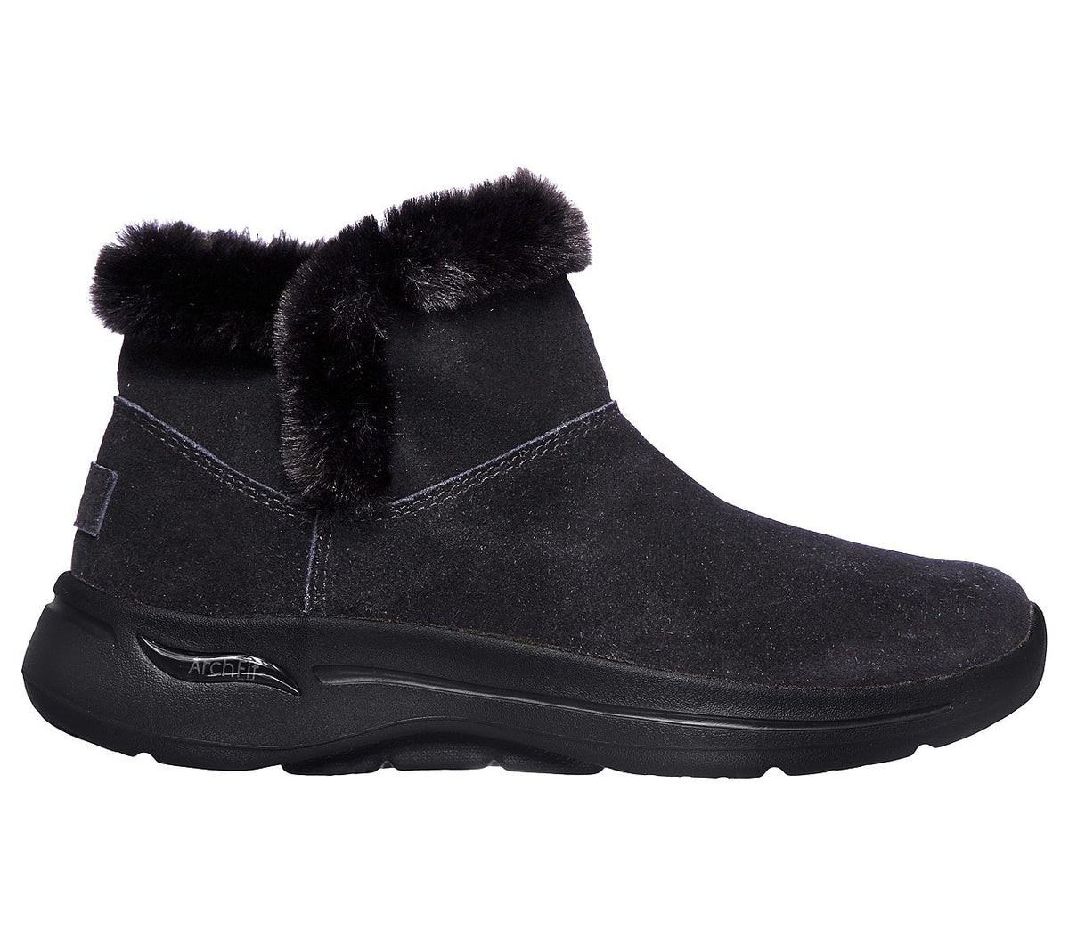Ghete Casual Damă Skechers 144400 Negru – Piele Întoarsă – vedere 6