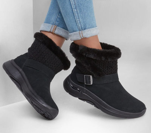 GHETE CASUAL DAMA SKECHERS 144422 BBK - imagine 2