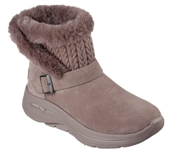 GHETE CASUAL DAMA SKECHERS 144422 DKTP TAUPE - imagine 2