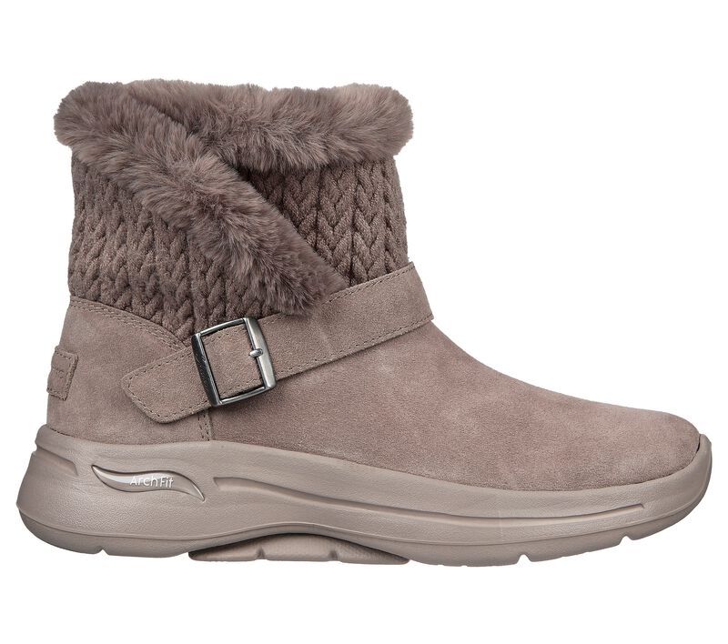 GHETE CASUAL DAMA SKECHERS 144422 DKTP TAUPE - imagine 6