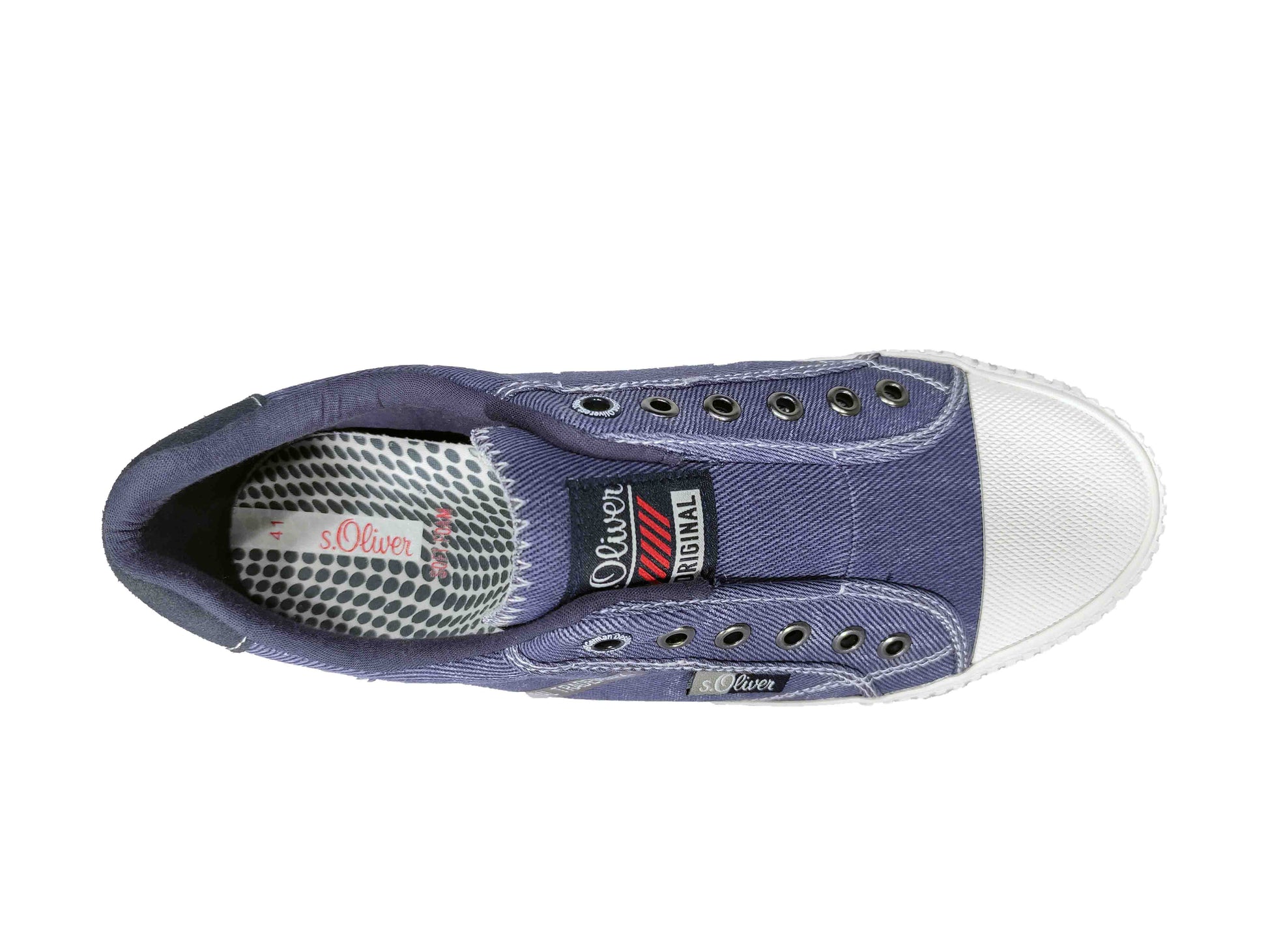 PANTOFI CASUAL S.OLIVER 14603 JEANS - totalpantofi