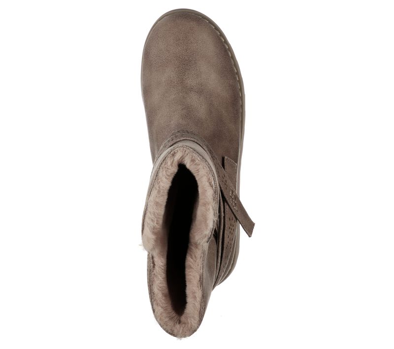 CIZME CASUAL DAMA SKECHERS 167116 TPE TAUPE