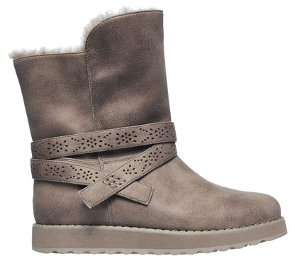 CIZME CASUAL DAMA SKECHERS 167116 TPE TAUPE