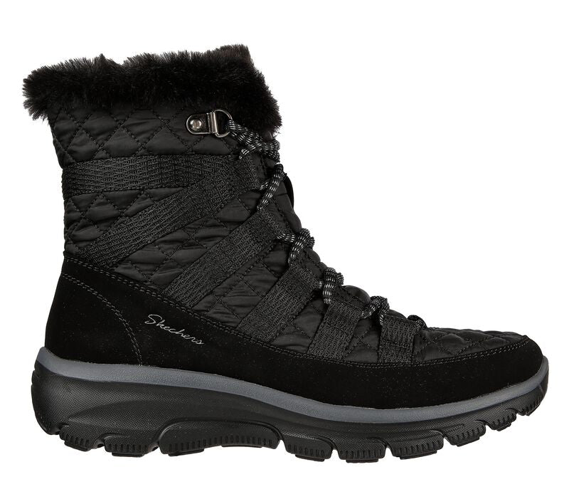 GHETE CASUAL DAMA SKECHERS 167204 BLK NEGRE - imagine 11