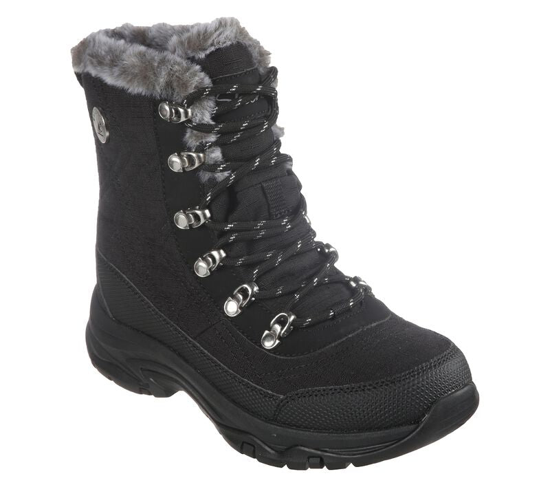 GHETE SPORT ADOLESCENTI SKECHERS 167283 BLK NEGRE - imagine 2