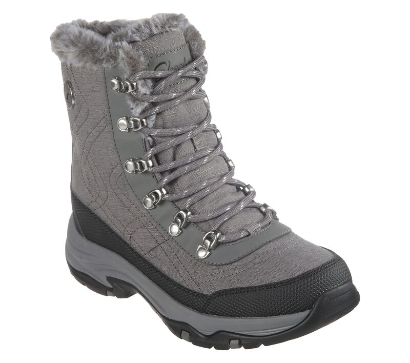 GHETE SPORT ADOLESCENTI SKECHERS 167283 CCL GRI - imagine 2