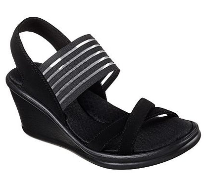 SANDALE CASUAL DAMA SKECHERS 31597 BBK