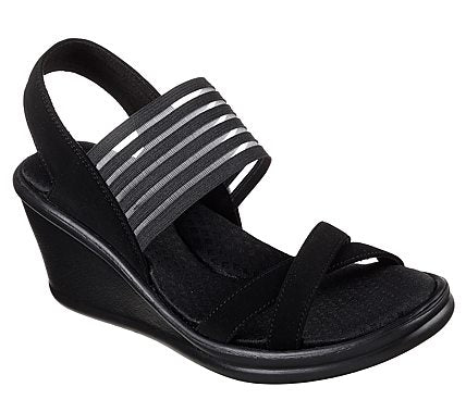 SANDALE CASUAL DAMA SKECHERS 31597 BBK