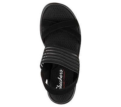 SANDALE CASUAL DAMA SKECHERS 31597 BBK