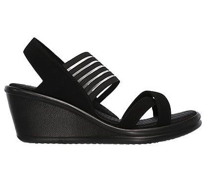 SANDALE CASUAL DAMA SKECHERS 31597 BBK