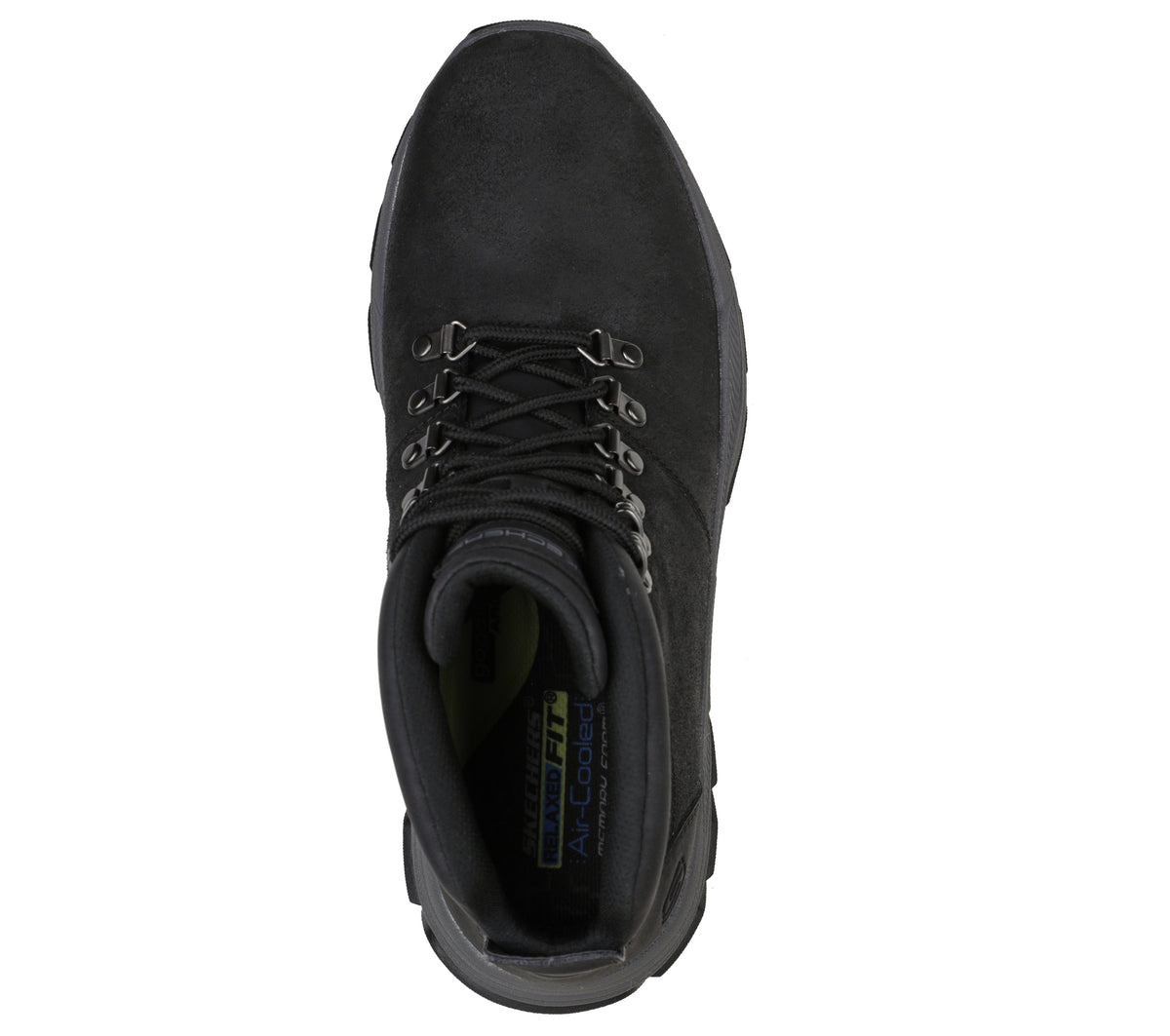 Ghete Casual Bărbați Skechers SK595 Negru – Piele Întoarsă – vedere 4