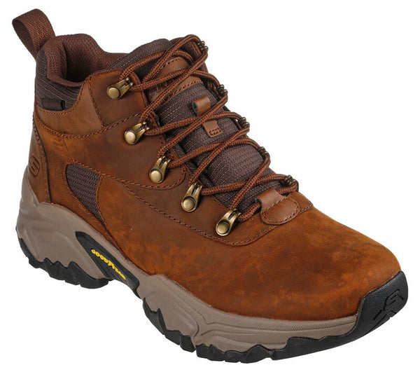 GHETE CASUAL BARBATI SKECHERS 204484 CDB MARO - imagine 2