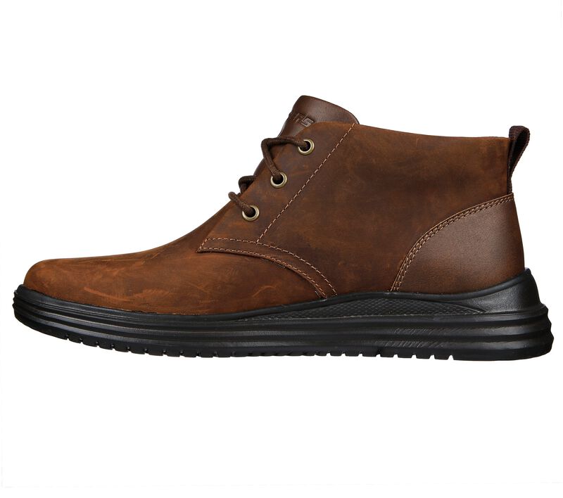 GHETE CASUAL BARBATI SKECHERS 204670 CDB MARO - imagine 4