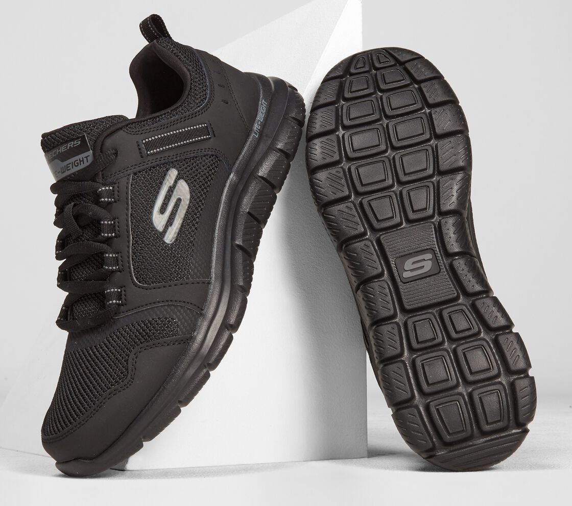 PANTOFI SPORT BĂRBAȚI SKECHERS SK605 NEGRI - totalpantofi