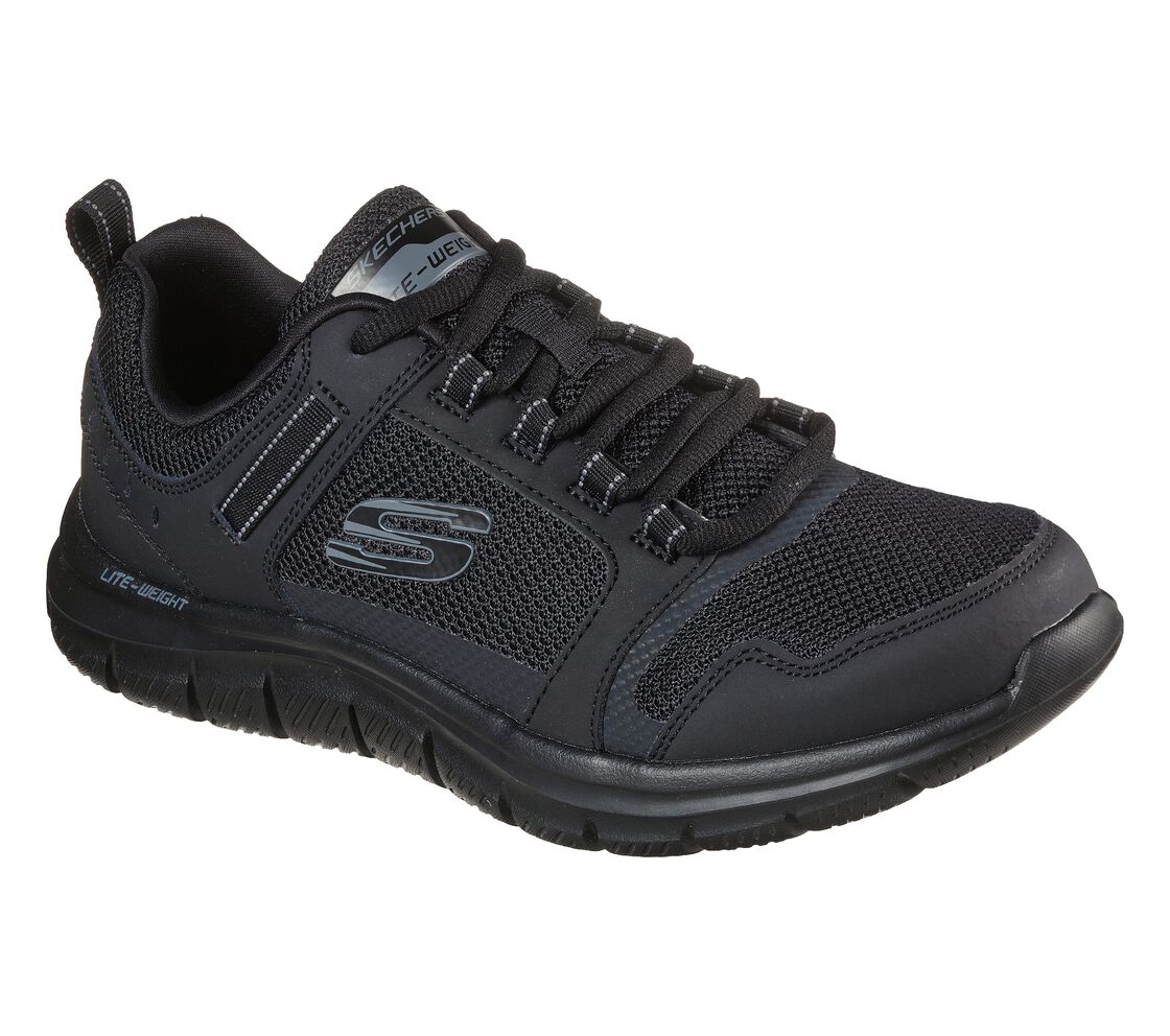 PANTOFI SPORT BĂRBAȚI SKECHERS SK605 NEGRI - totalpantofi