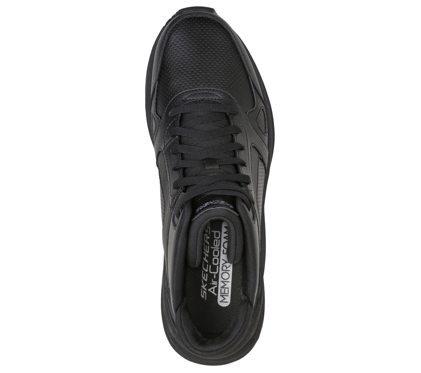GHETE SPORT BĂRBAȚI SKECHERS SK610 NEGRE - totalpantofi