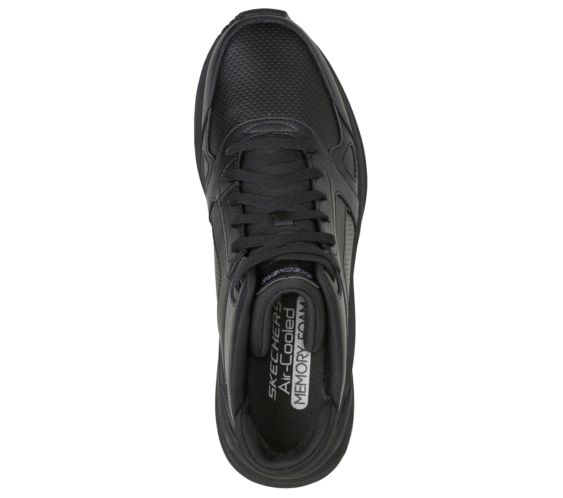 GHETE SPORT BĂRBAȚI SKECHERS SK610 NEGRE - totalpantofi