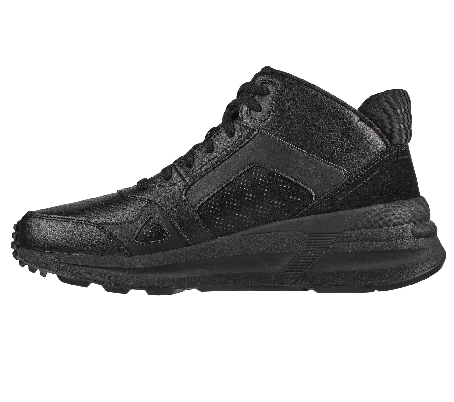 GHETE SPORT BĂRBAȚI SKECHERS SK610 NEGRE - totalpantofi