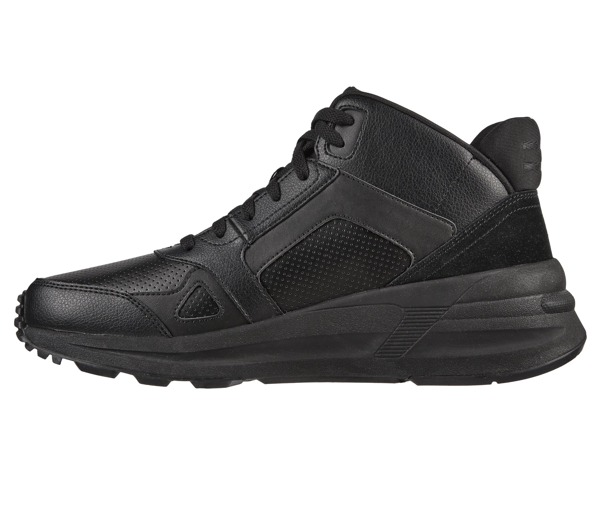 GHETE SPORT BĂRBAȚI SKECHERS SK610 NEGRE - totalpantofi