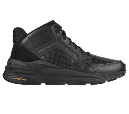 GHETE SPORT BĂRBAȚI SKECHERS SK610 NEGRE - totalpantofi