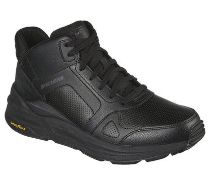 GHETE SPORT BĂRBAȚI SKECHERS SK610 NEGRE - totalpantofi