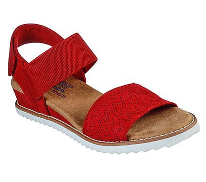 SANDALE CASUAL DAMA SKECHERS 31440 RED