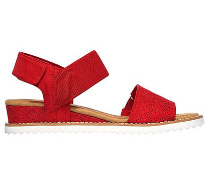 SANDALE CASUAL DAMA SKECHERS 31440 RED