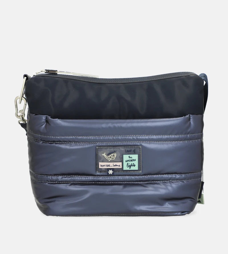 Geanta ANEKKE 33713-007 crossbody matlasata Nature Ocean