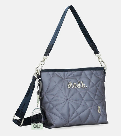 Geanta ANEKKE 33713-192 crossbody matlasata Nature Ocean cu două manere