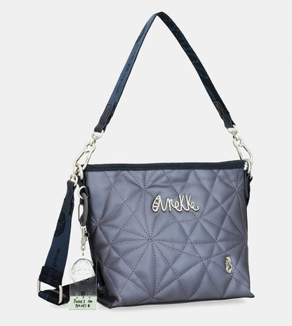 Geanta ANEKKE 33713-192 crossbody matlasata Nature Ocean cu două manere