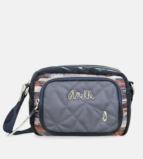 Geanta ANEKKE 33713-193 crossbody Nature Ocean cu buzunar frontal