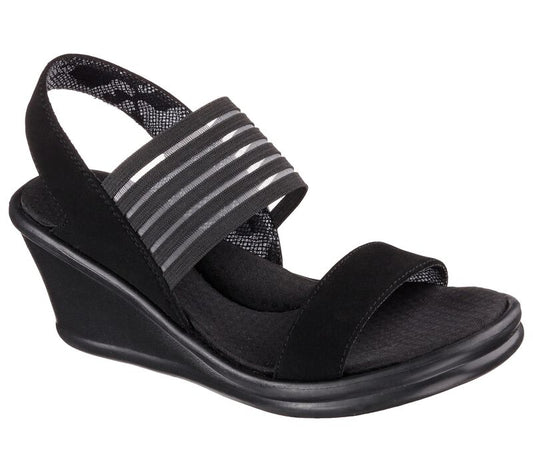 SANDALE CASUAL DAMA SKECHERS 38472 BBK