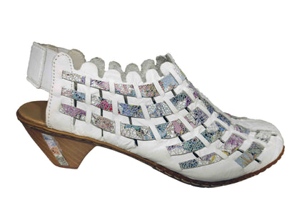 PANTOFI CASUAL DECUPAȚI DAMĂ RIEKER 46778-80 - totalpantofi