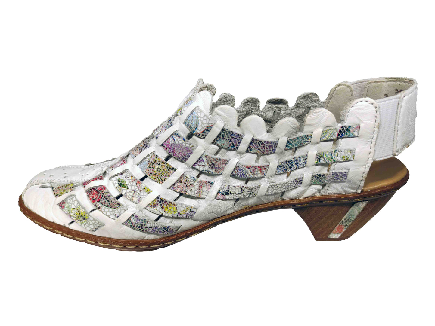 PANTOFI CASUAL DECUPAȚI DAMĂ RIEKER 46778-80 - totalpantofi