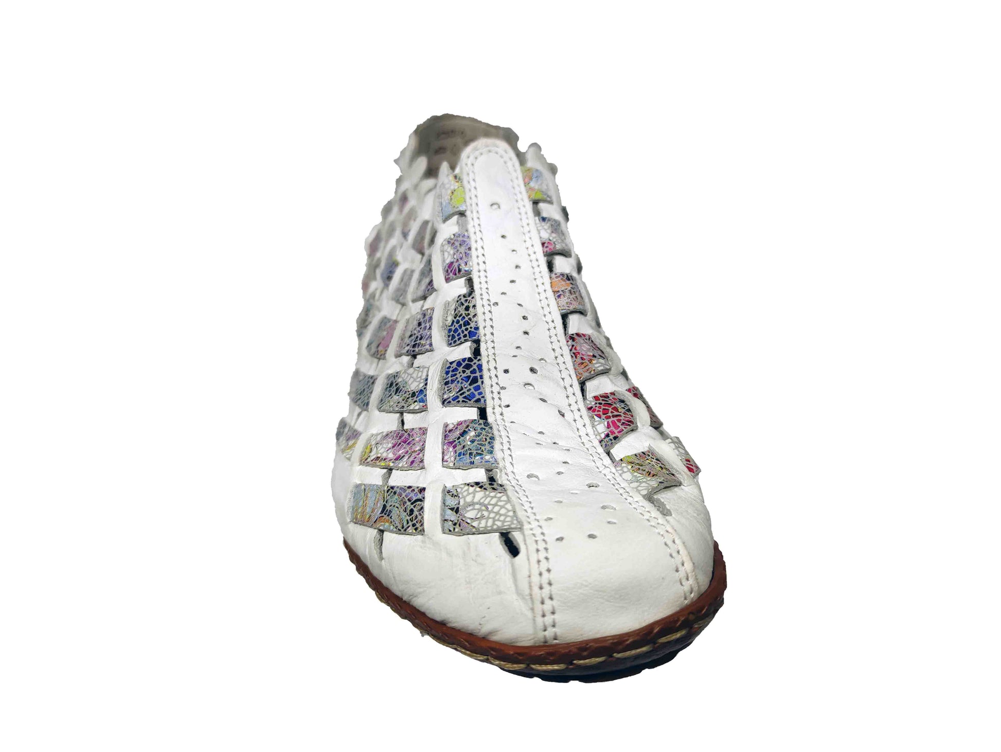 PANTOFI CASUAL DECUPAȚI DAMĂ RIEKER 46778-80 - totalpantofi