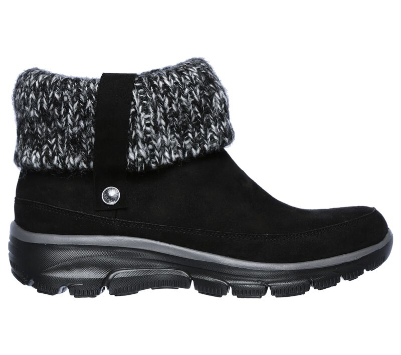 GHETE CASUAL DAMA SKECHERS 49539 BLK NEGRE - imagine 7