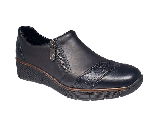 PANTOFI CASUAL DAMĂ RIEKER 53761-00 - totalpantofi