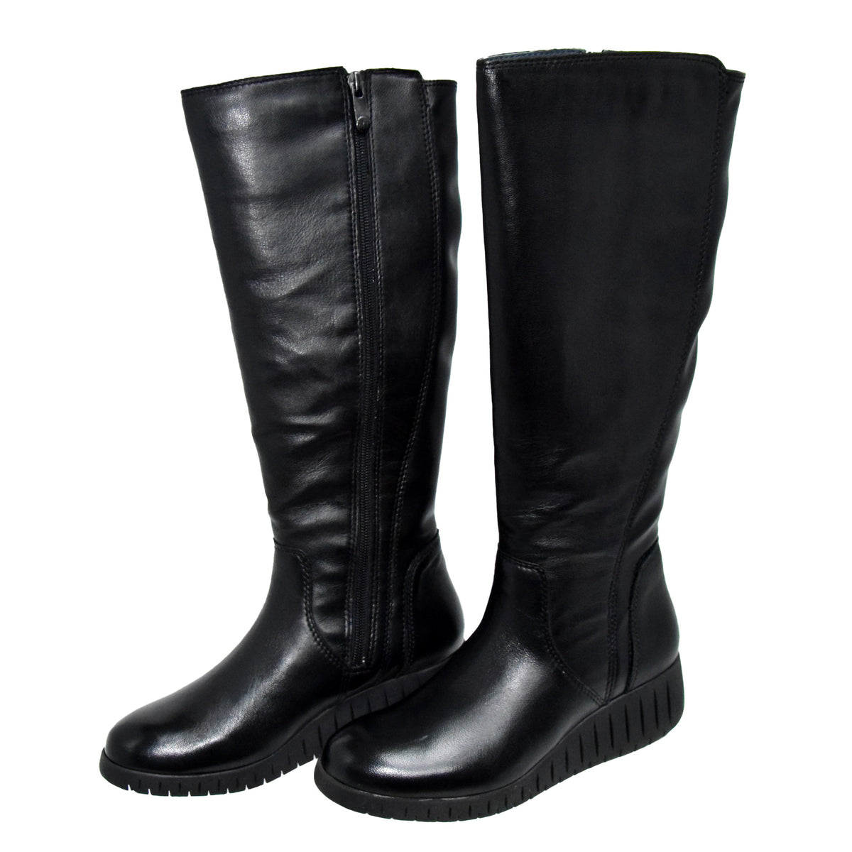 CIZME CASUAL DAMA MARCO TOZZI 25614-29 NEGRE - imagine 7