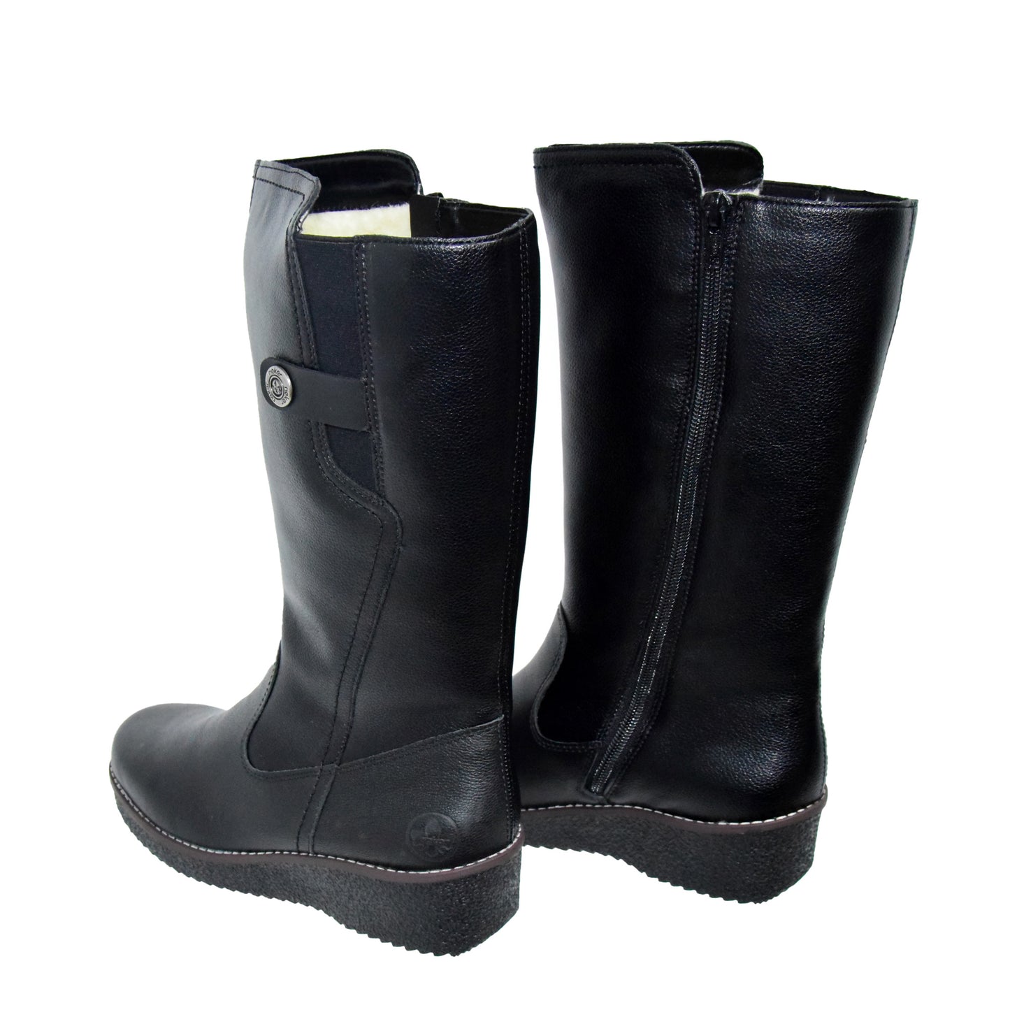 CIZME CASUAL DAMA RIEKER Y4655-00 NEGRE
