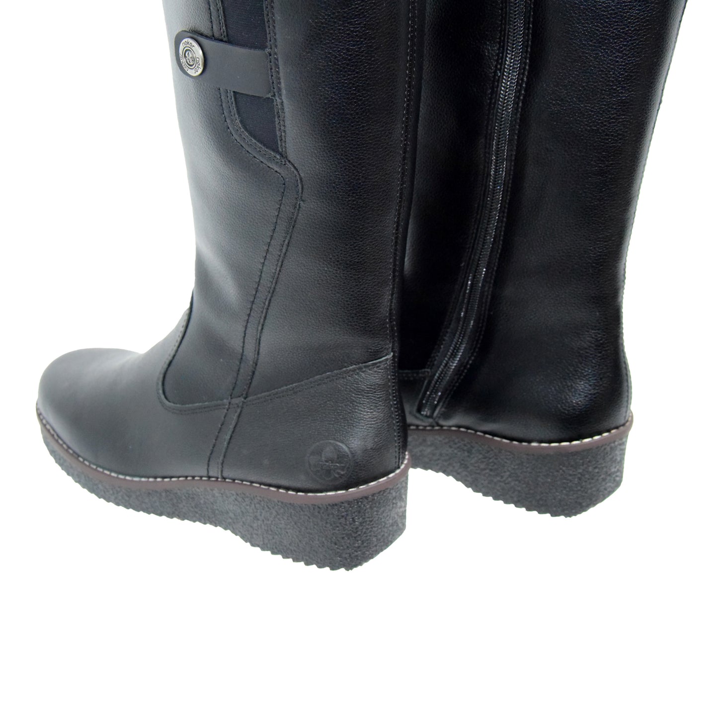 CIZME CASUAL DAMA RIEKER Y4655-00 NEGRE