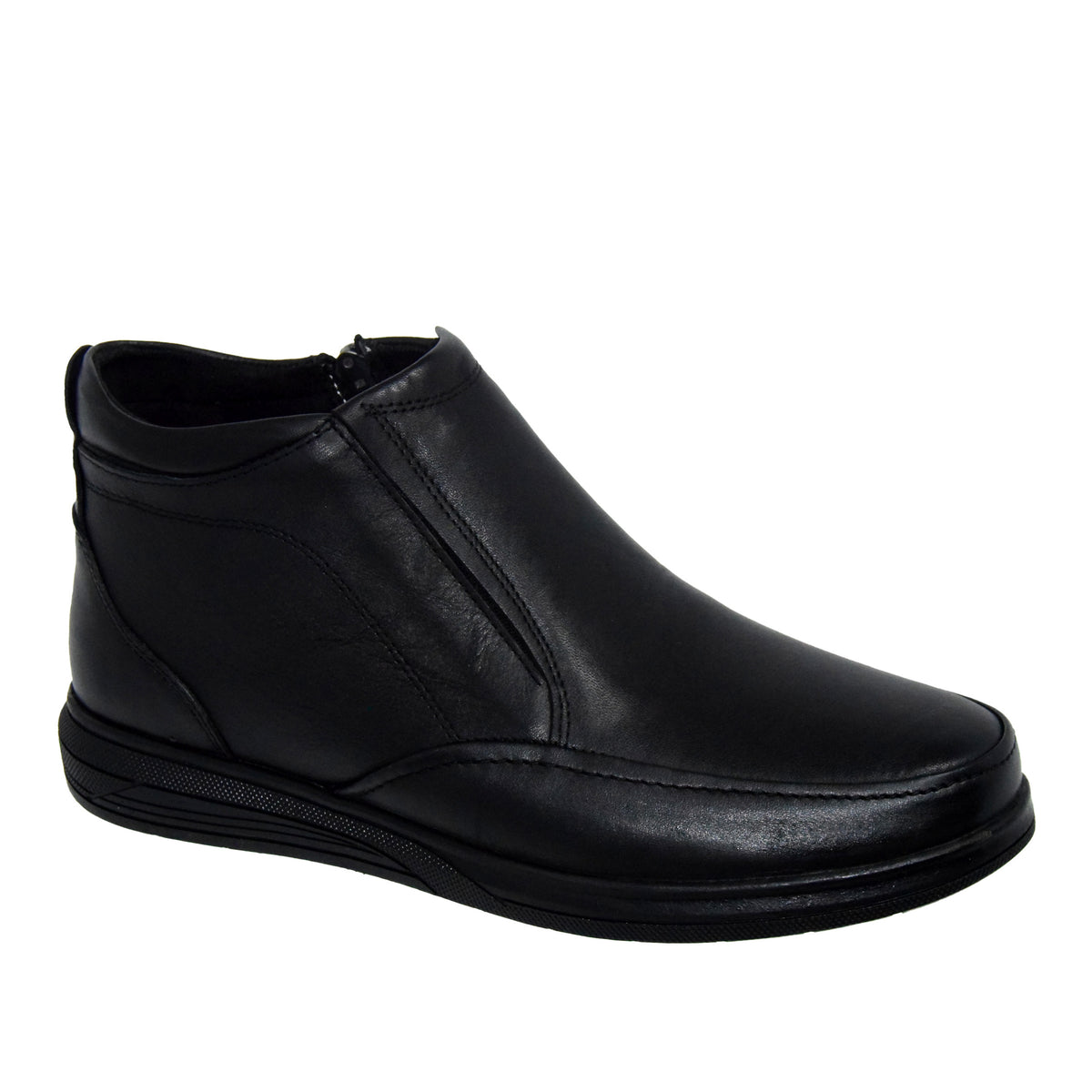 GHETE CASUAL BARBATI GORETTI B25-3202 NEGRE - imagine 2