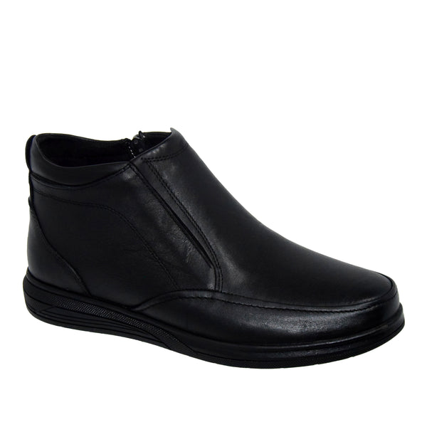 GHETE CASUAL BARBATI GORETTI B25-3202 NEGRE - imagine 2