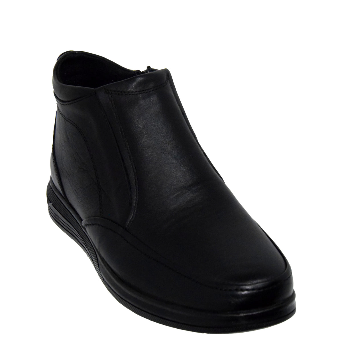 GHETE CASUAL BARBATI GORETTI B25-3202 NEGRE - imagine 3