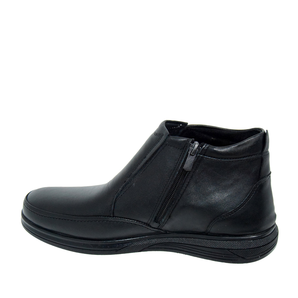 GHETE CASUAL BARBATI GORETTI B25-3202 NEGRE - imagine 4