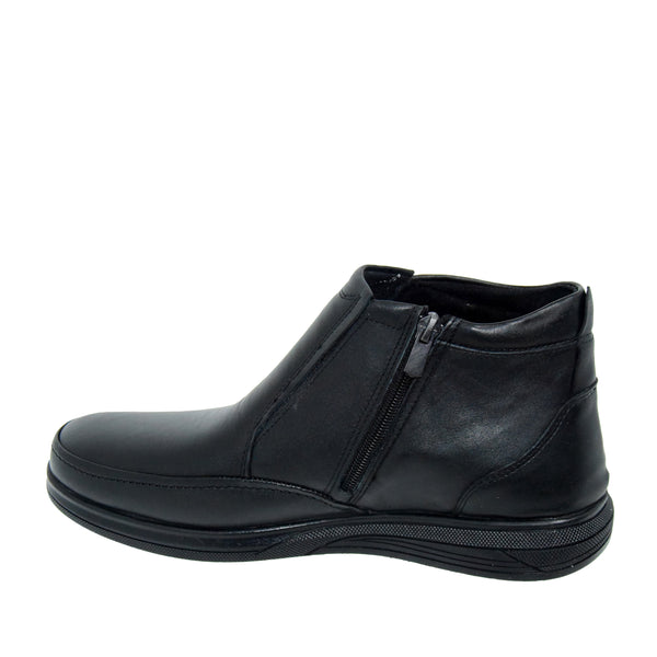 GHETE CASUAL BARBATI GORETTI B25-3202 NEGRE - imagine 4