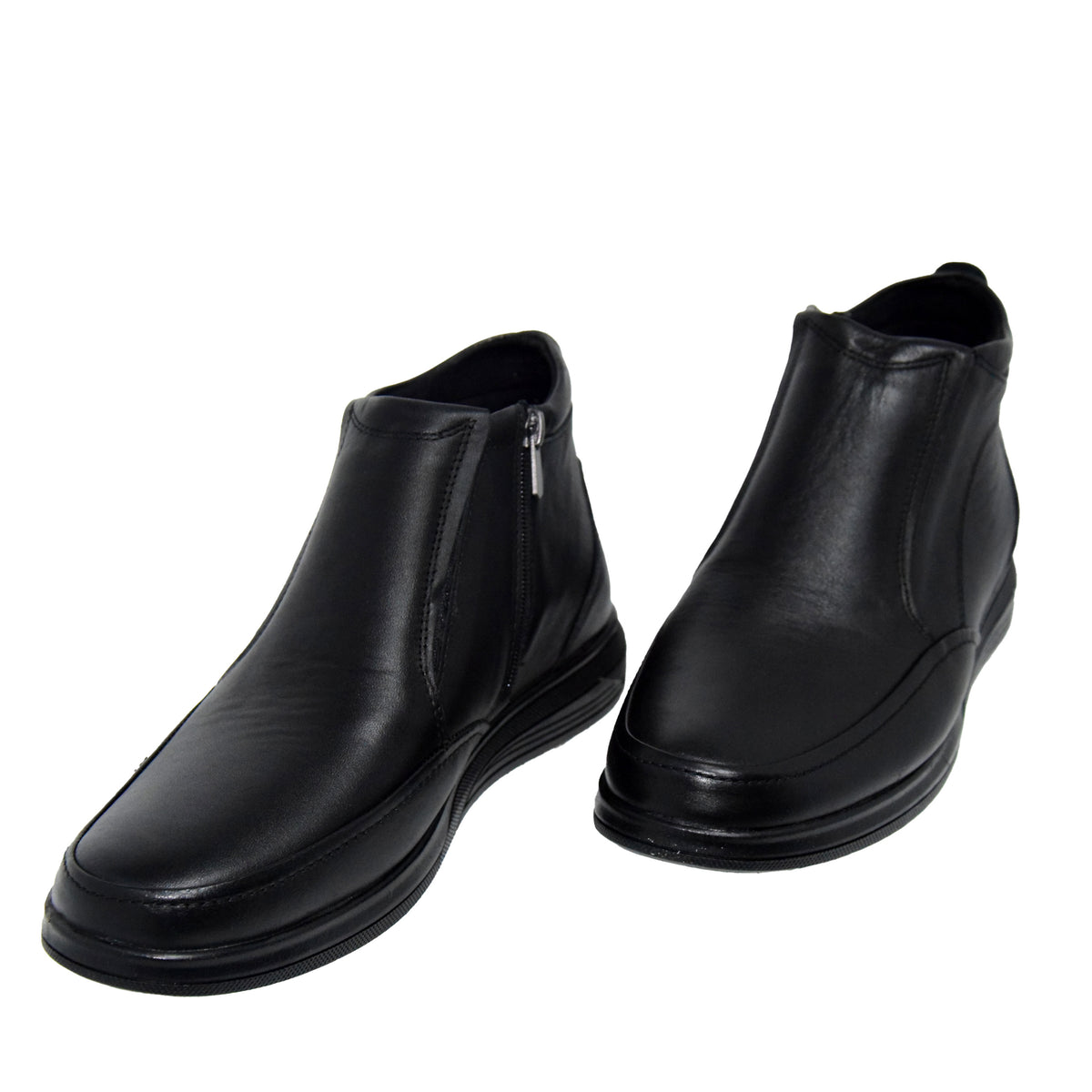 GHETE CASUAL BARBATI GORETTI B25-3202 NEGRE - imagine 5