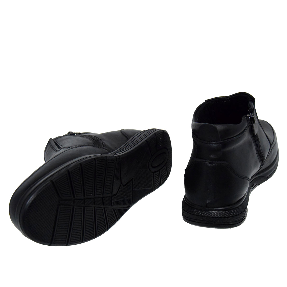 GHETE CASUAL BARBATI GORETTI B25-3202 NEGRE - imagine 6