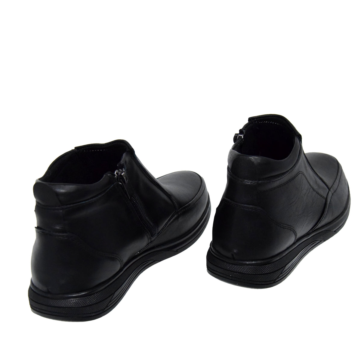 GHETE CASUAL BARBATI GORETTI B25-3202 NEGRE - imagine 7