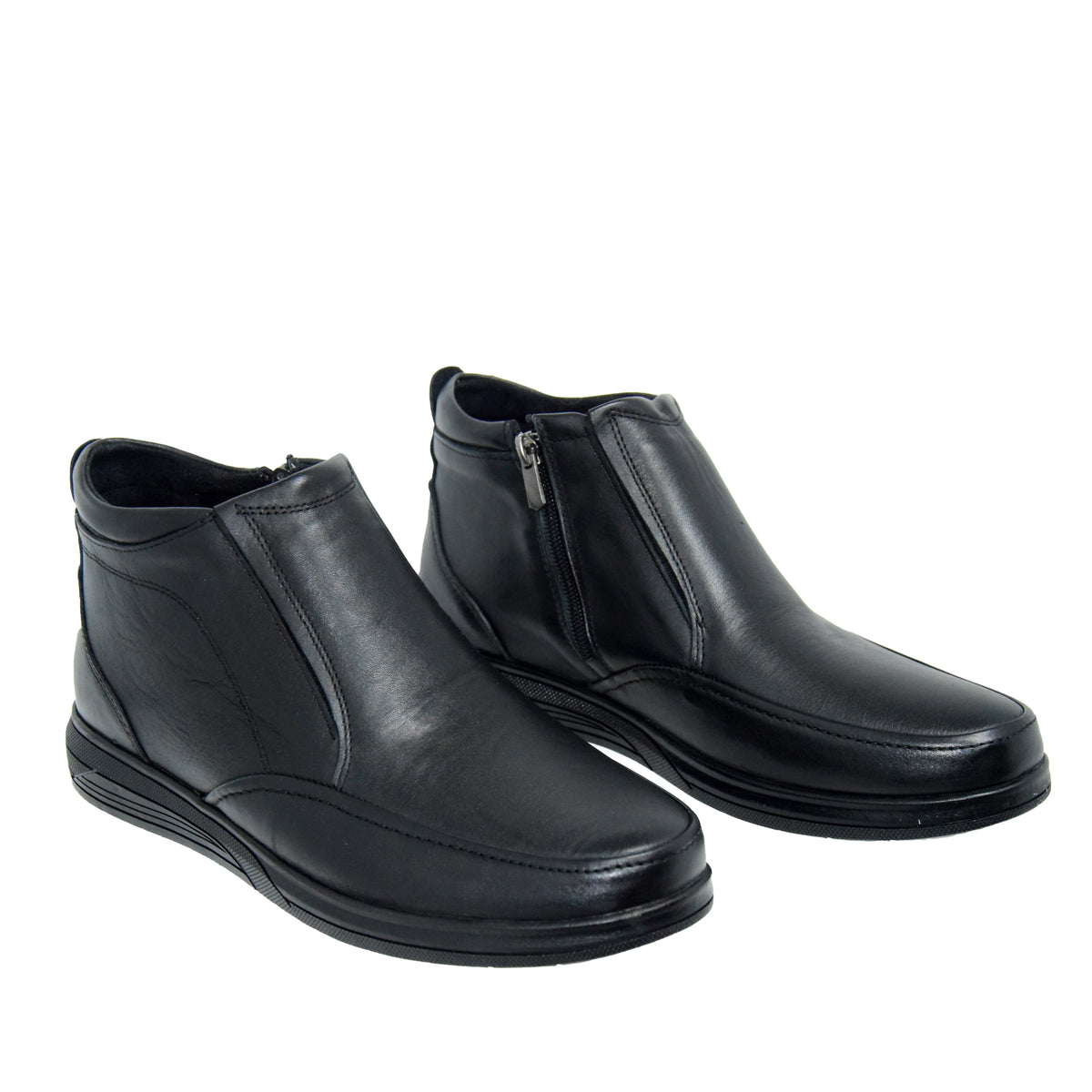GHETE CASUAL BARBATI GORETTI B25-3202 NEGRE - imagine 8
