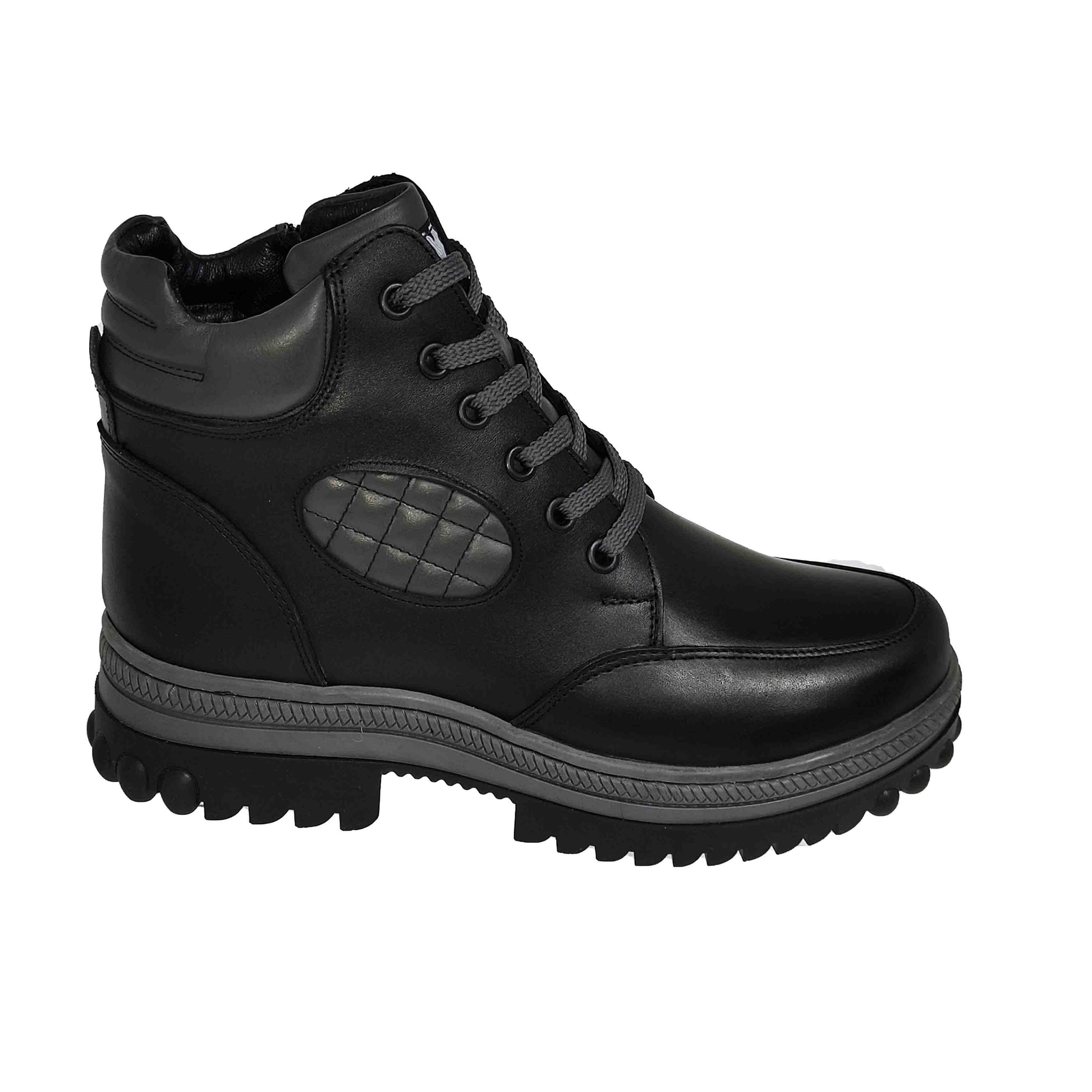 GHETE CASUAL ADOLESCENȚI BRAND ROMÂNESC I362N NEGRE - totalpantofi